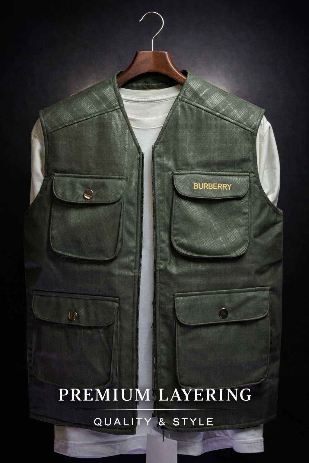 Men's Tactical Utility Vest Jacket