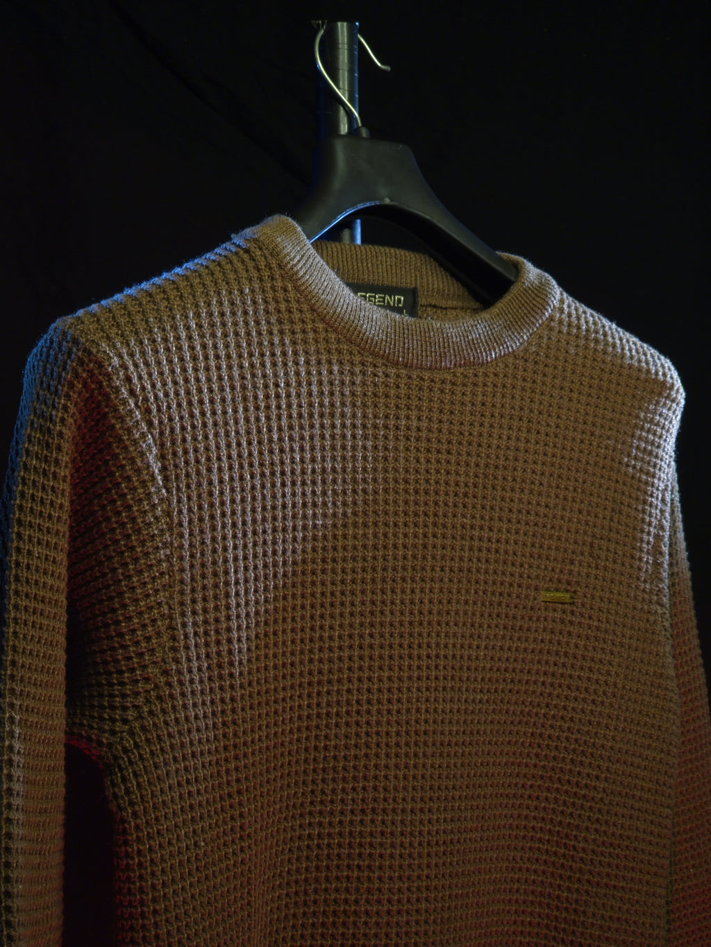 Men's Waffle Knit Sweater