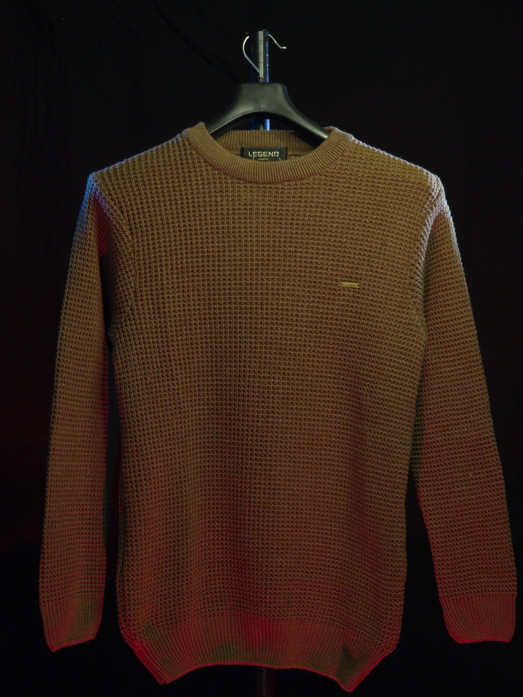Men's Waffle Knit Sweater
