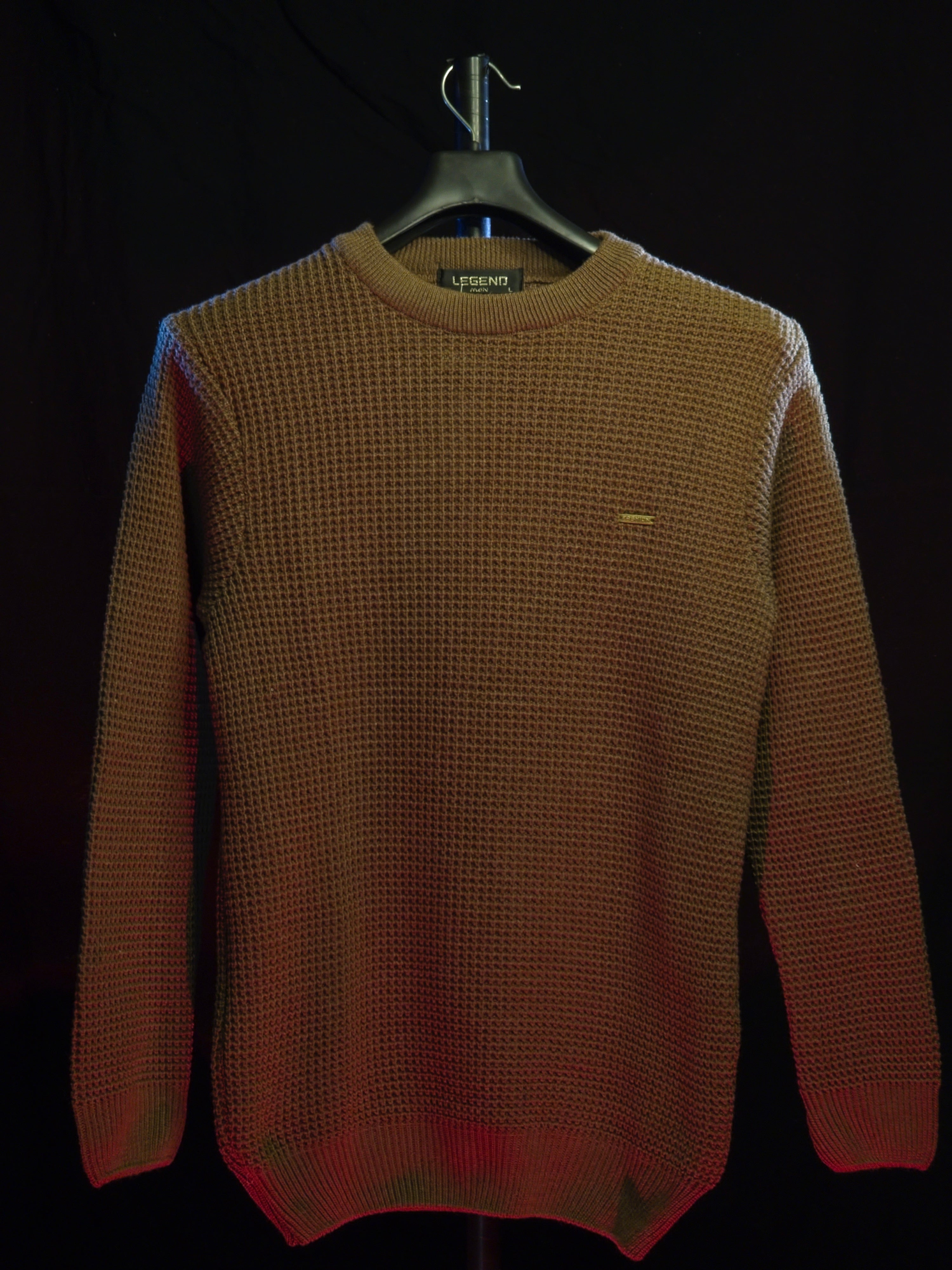 Men's Waffle Knit Sweater